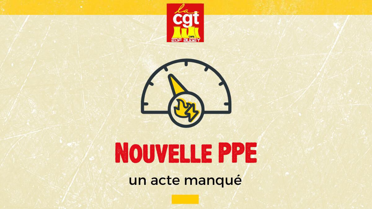 Nouvelle PPE : un acte manqué !