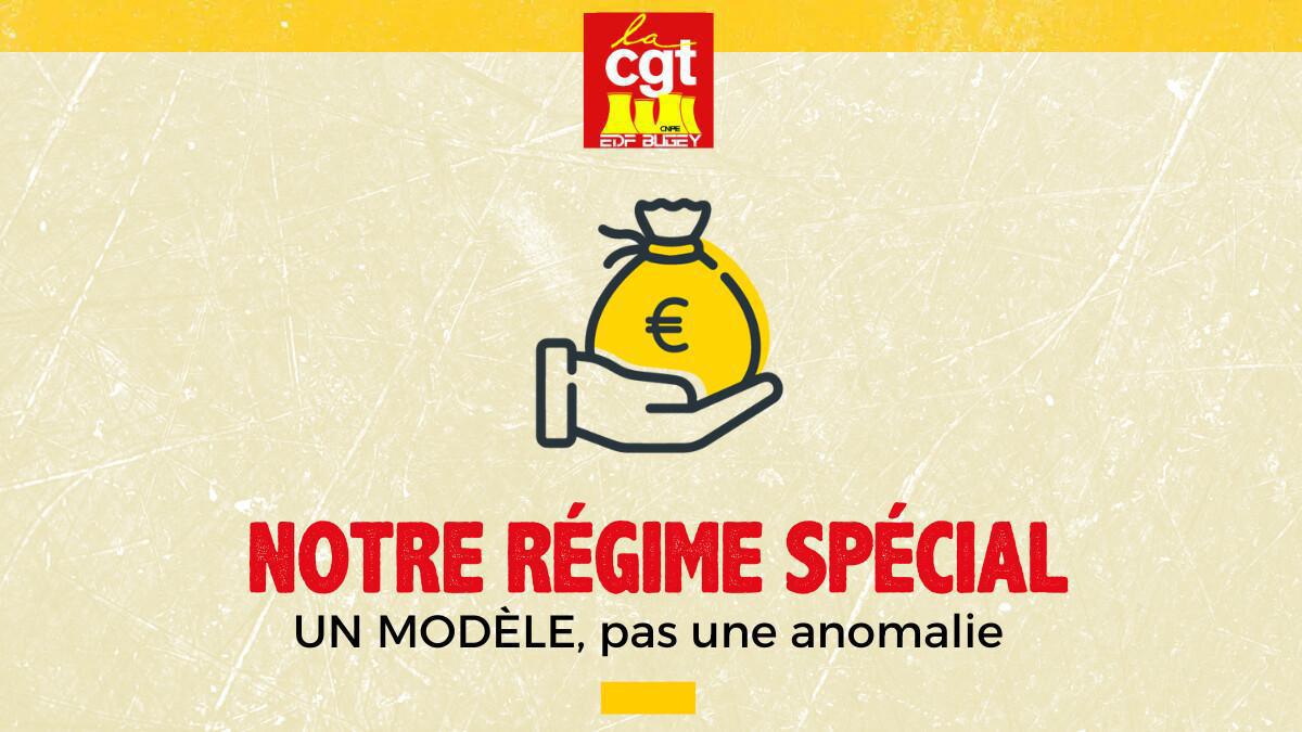 NOTRE RÉGIME SPÉCIAL : UN MODÈLE, pas une anomalie NOTRE RÉGIME SPÉCIAL : UN MODÈLE, pas une anomalie