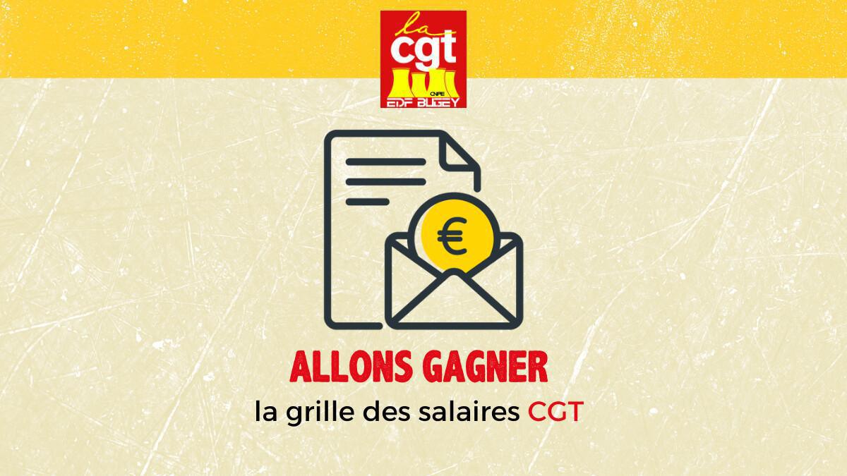 ALLONS GAGNER la grille des salaires CGT n°1 ALLONS GAGNER la grille des salaires CGT n°1
