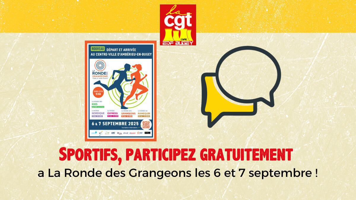 Sportifs, participez gratuitement à la Ronde des Grangeons les 6 et 7 septembre !