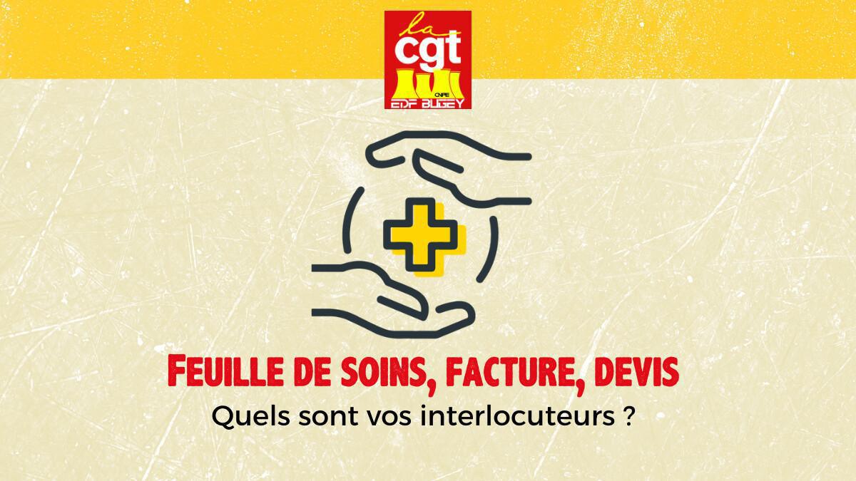 Feuille de soins,facture,devis... Quels sont vos interlocuteurs ?