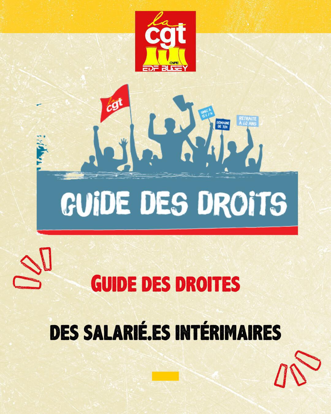 Guide des droits : des salarié.es intérimaires Guide des droits : des salarié.es intérimaires