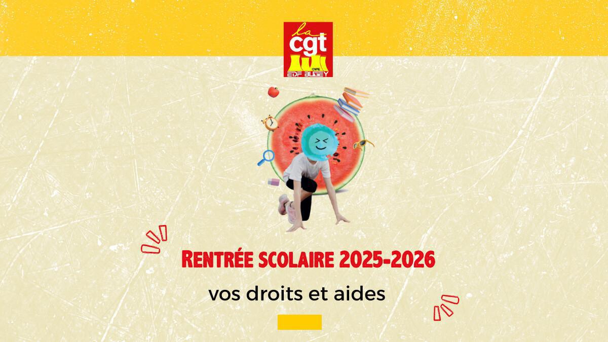 Rentrée scolaire 2025-2026 : vos droits et aides !  Rentrée scolaire 2025-2026 : vos droits et aides !