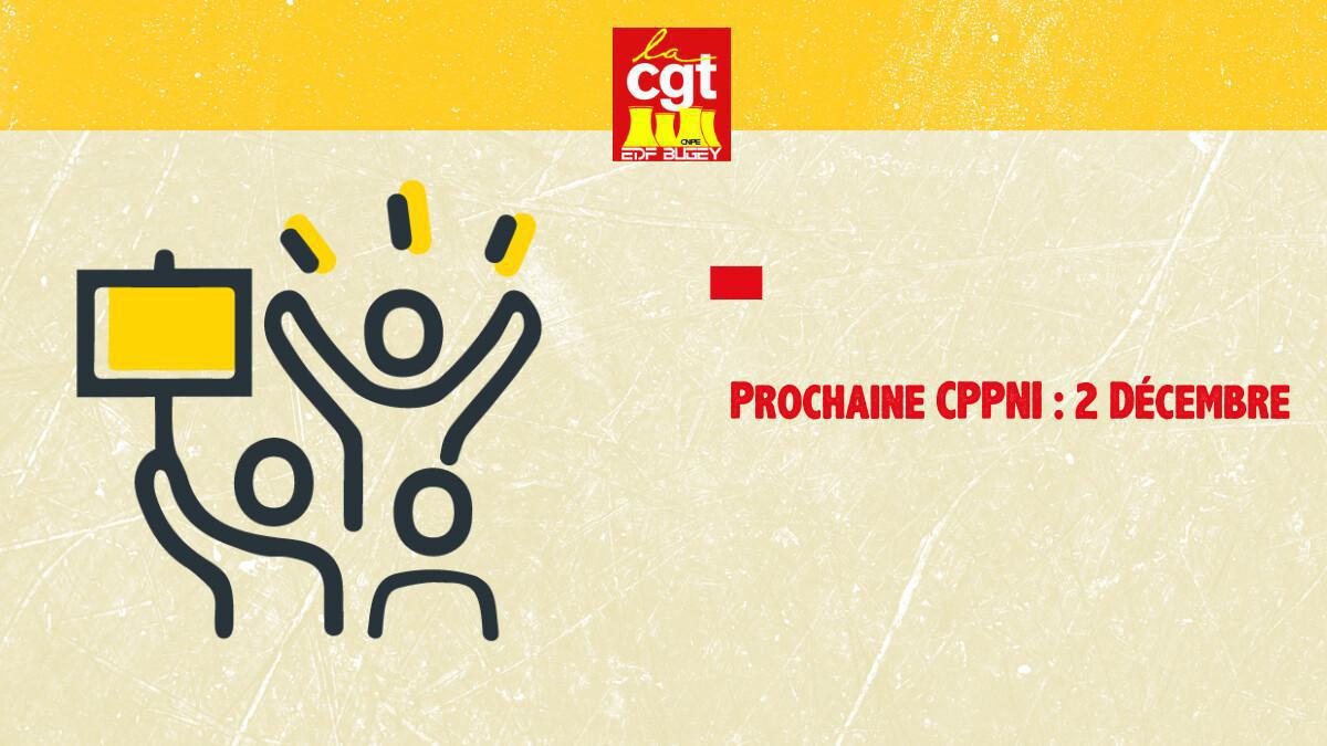 Prochaine CPPNI : 2 Décembre !! Prochaine CPPNI : 2 Décembre !!