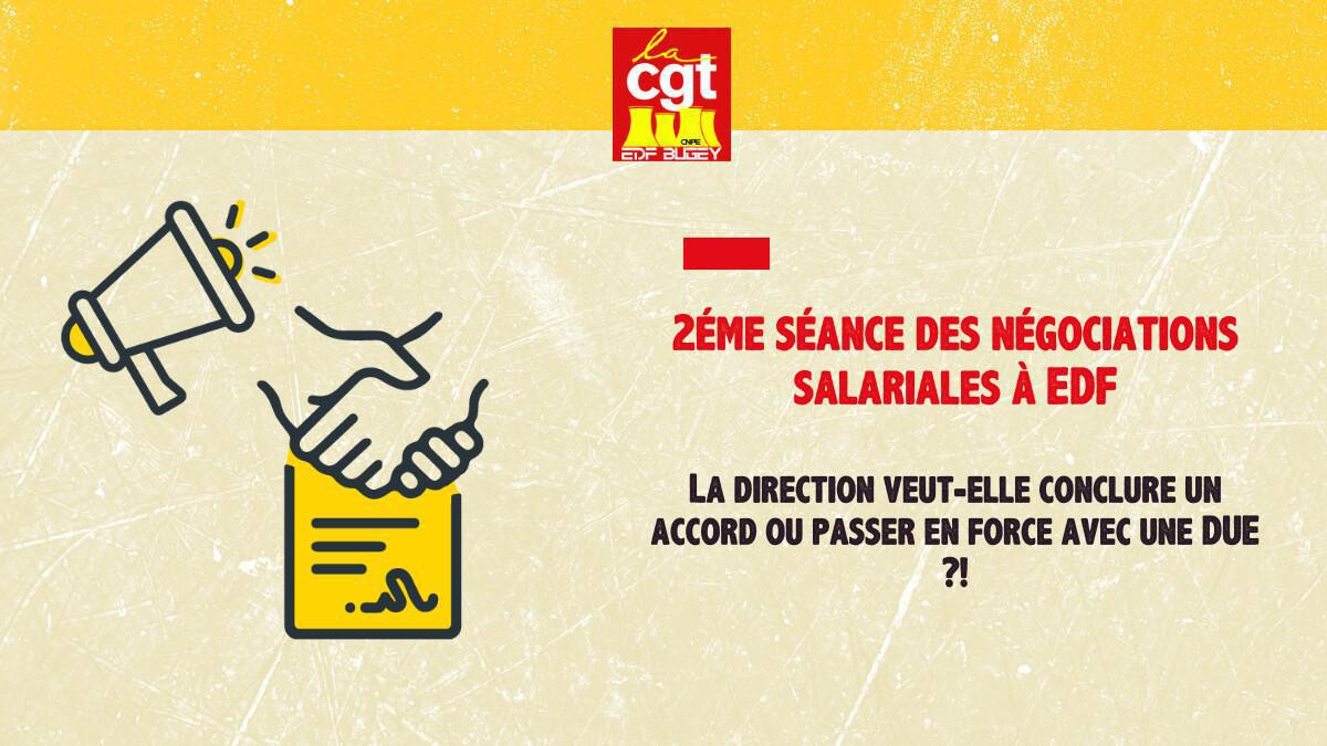 2éme séance des négociations salariales à EDF, La direction veut-elle conclure un accord ou passer en force avec une DUE ?! 2éme séance des négociations salariales à EDF, La direction veut-elle conclure un accord ou passer en force avec une DUE ?!