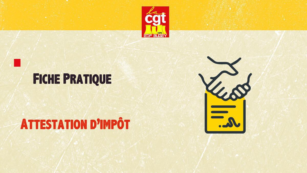 Guide attestation d’impôt 2025 Guide attestation d’impôt 2025