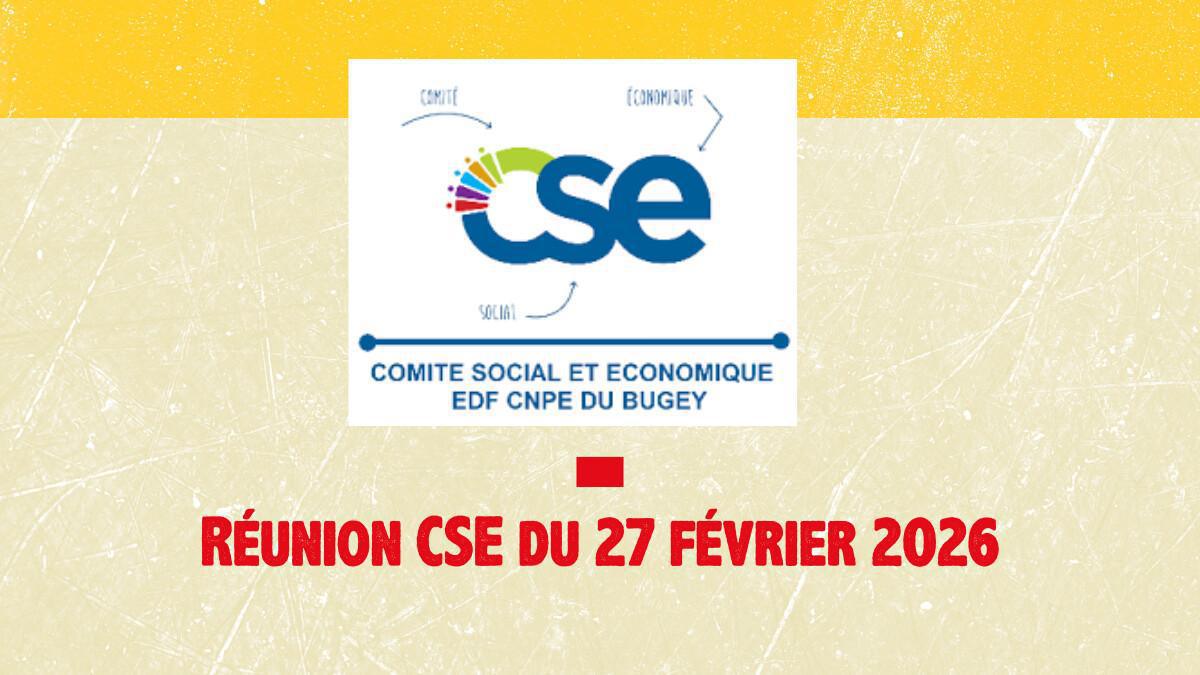 Réunion du CSE