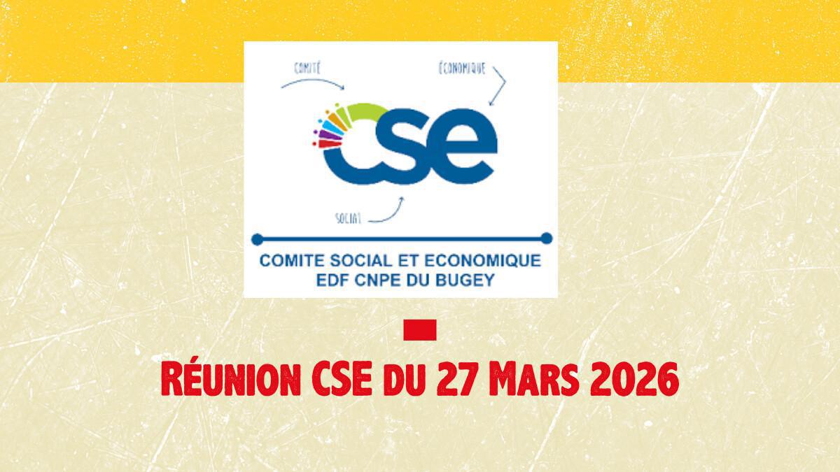 Réunion du CSE