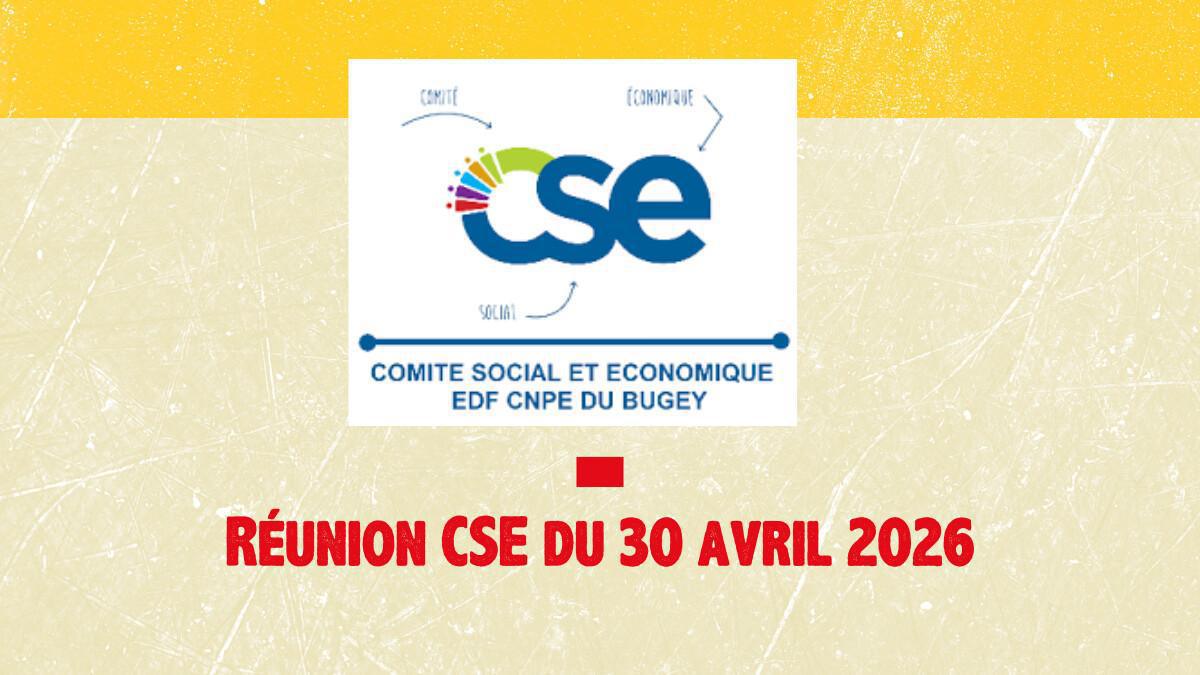 Réunion du CSE