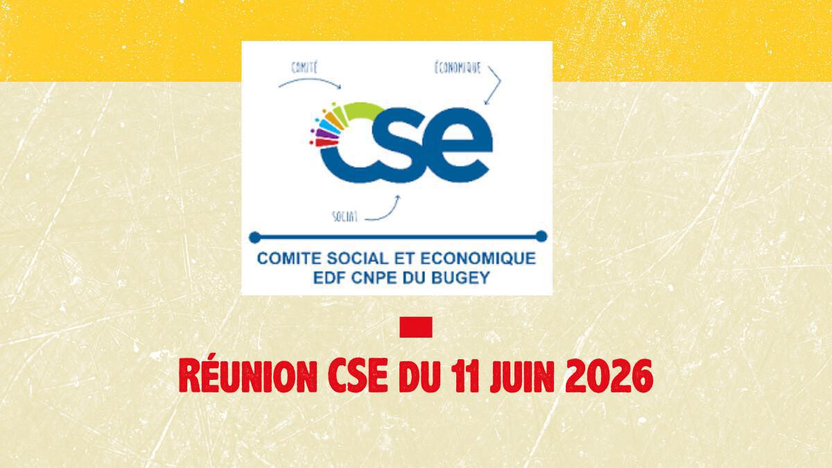 Réunion du CSE