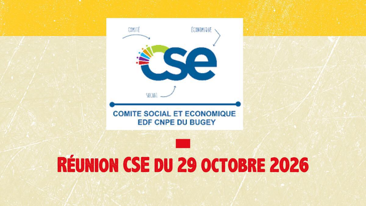 Réunion du CSE