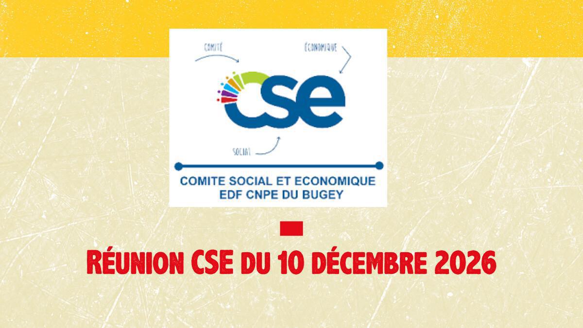 Réunion du CSE