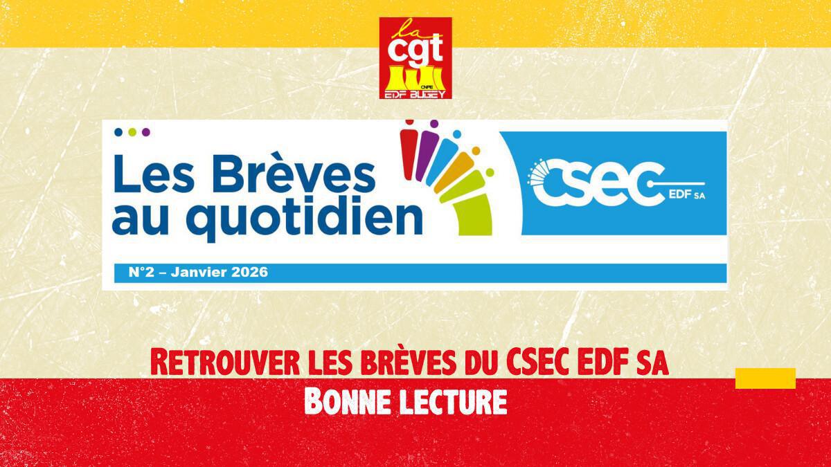 Brève du CSEC de janvier 2026
