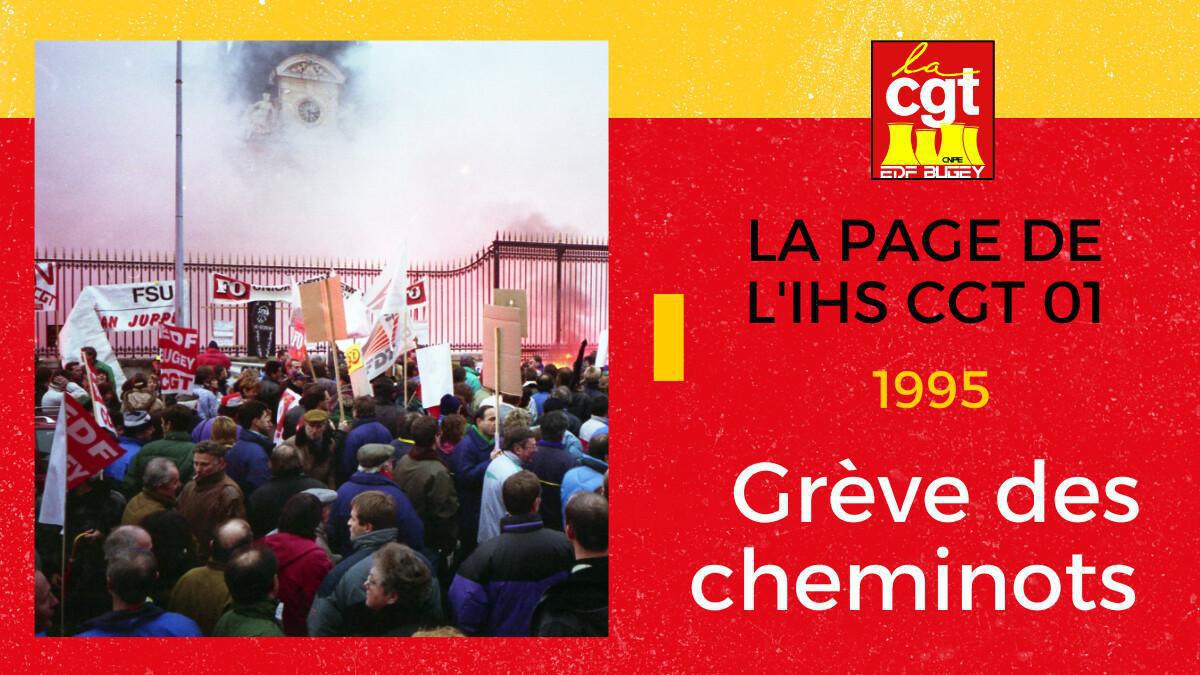 LA PAGE DE L'IHS CGT 01 - Grève des cheminots de 1995