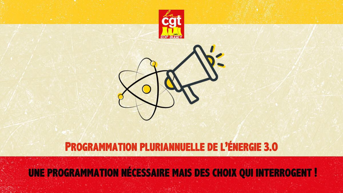 PPE 3 : une programmation nécessaire mais des choix qui interrogent ! PPE 3 : une programmation nécessaire mais des choix qui interrogent !
