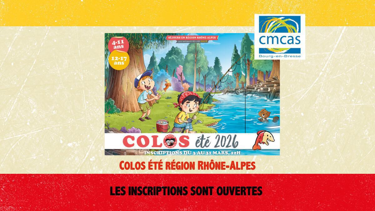 Colos été région Rhône-Alpes