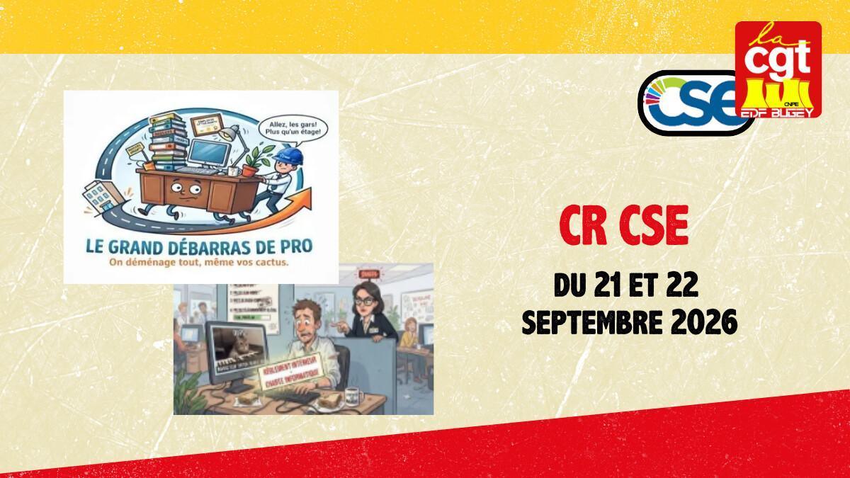 CR CGT du CSE du 21/22 septembre 2026