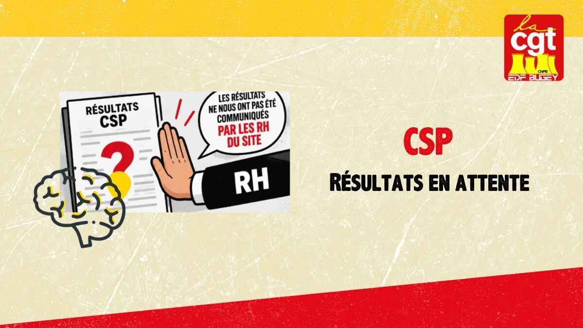 Résultats de la CSP