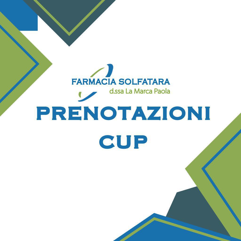 Prenotazione CUP Prenotazione CUP