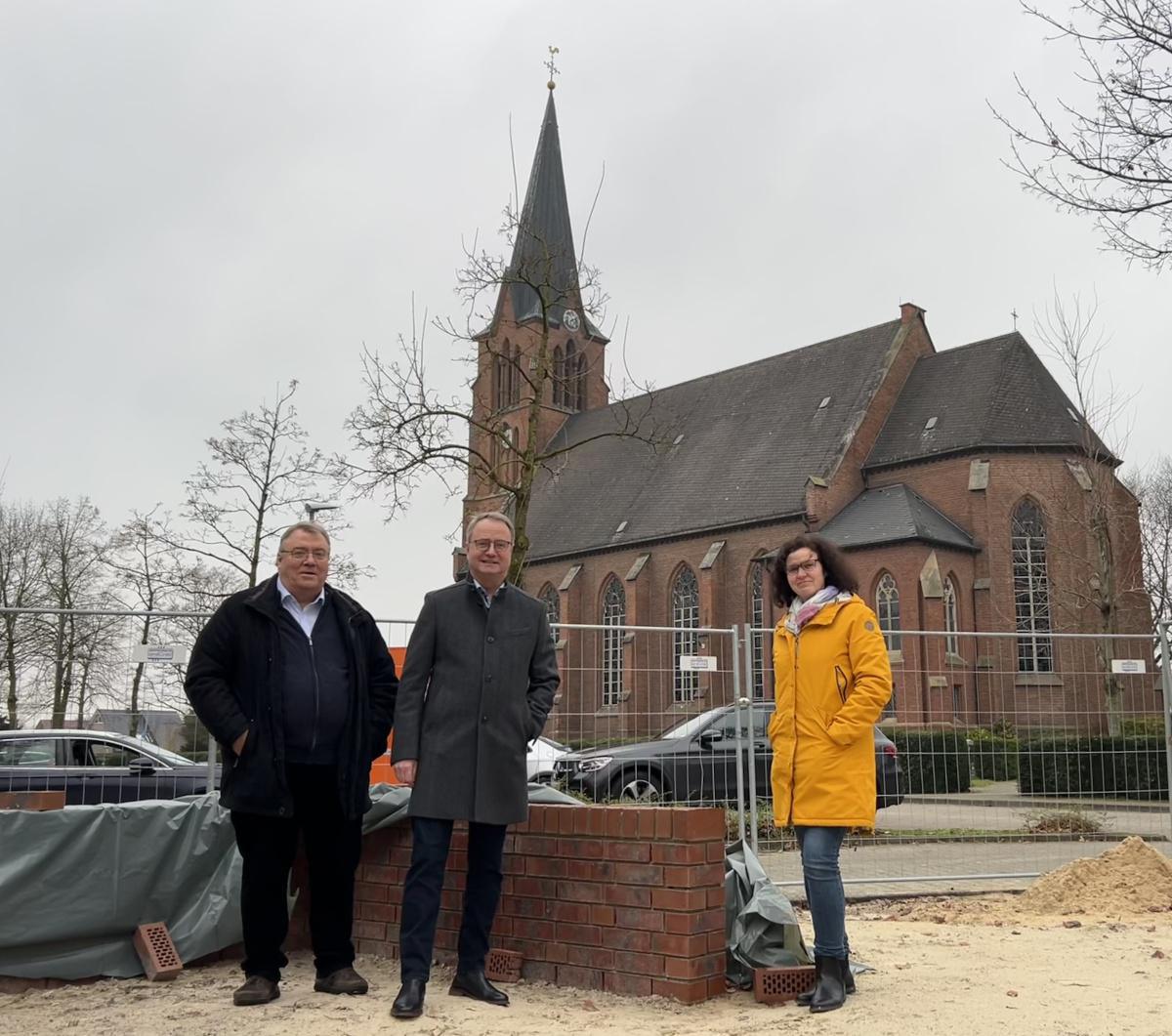 Der Dorfplatz in Rütenbrock wird neu gestaltet