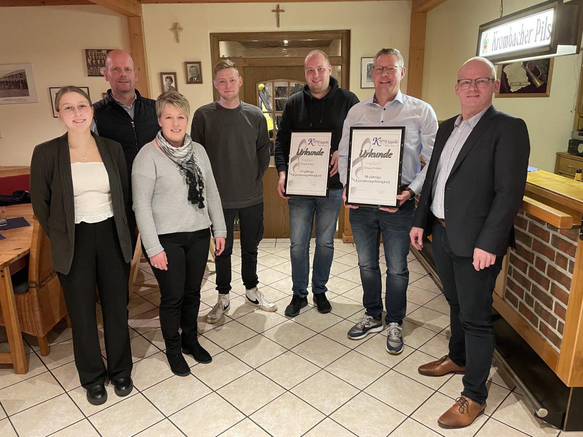 Musikalische Erfolge und gesellige Veranstaltungen: Generalversammlung der Kolpingkapelle Haren Ems e.V. Musikalische Erfolge und gesellige Veranstaltungen: Generalversammlung der Kolpingkapelle Haren Ems e.V.