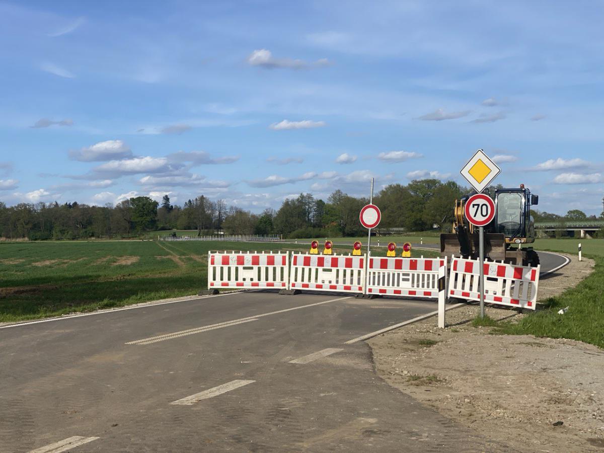 L 47: Behelfsumfahrung zwischen Meppen und Rühle heute freigegeben L 47: Behelfsumfahrung zwischen Meppen und Rühle heute freigegeben