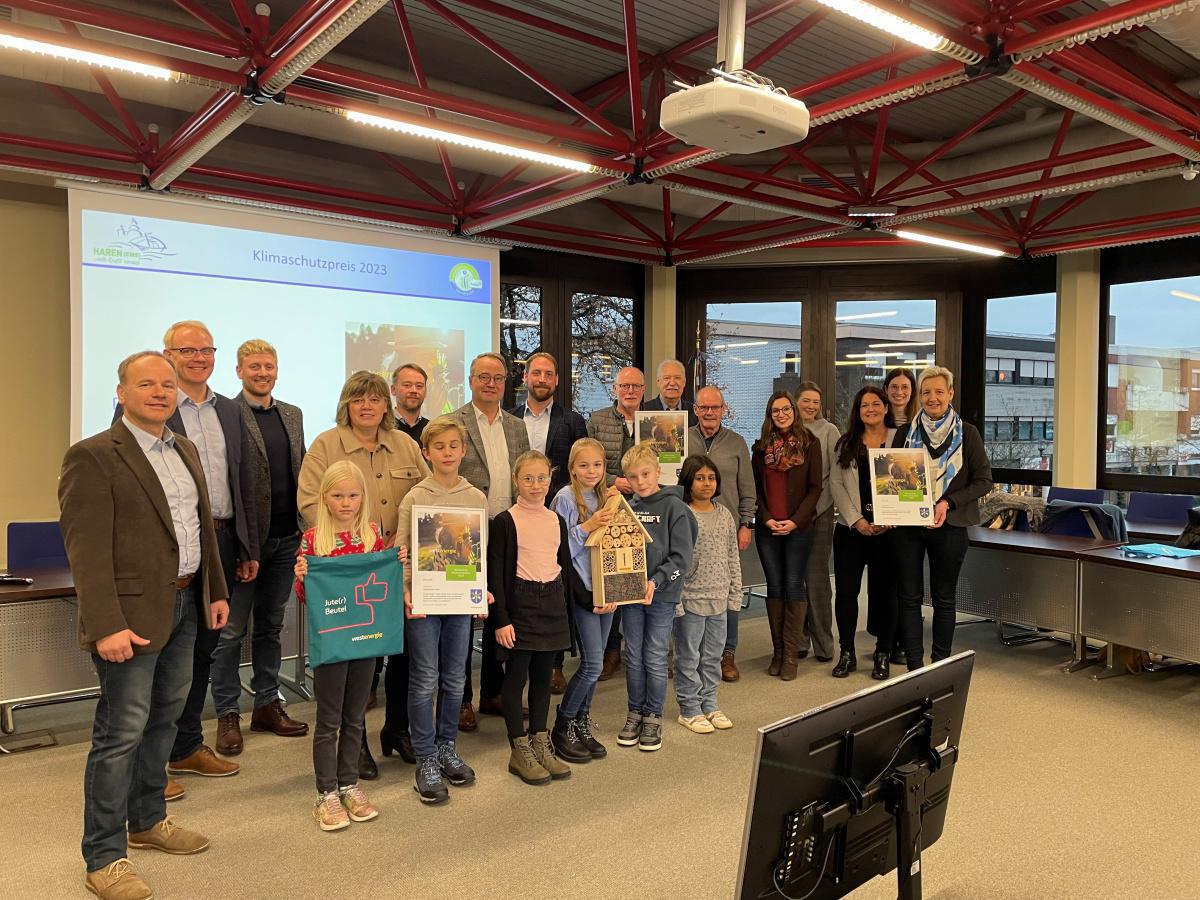 Stadt Haren und Westenergie vergeben erneut Klimaschutzpreis Stadt Haren und Westenergie vergeben erneut Klimaschutzpreis