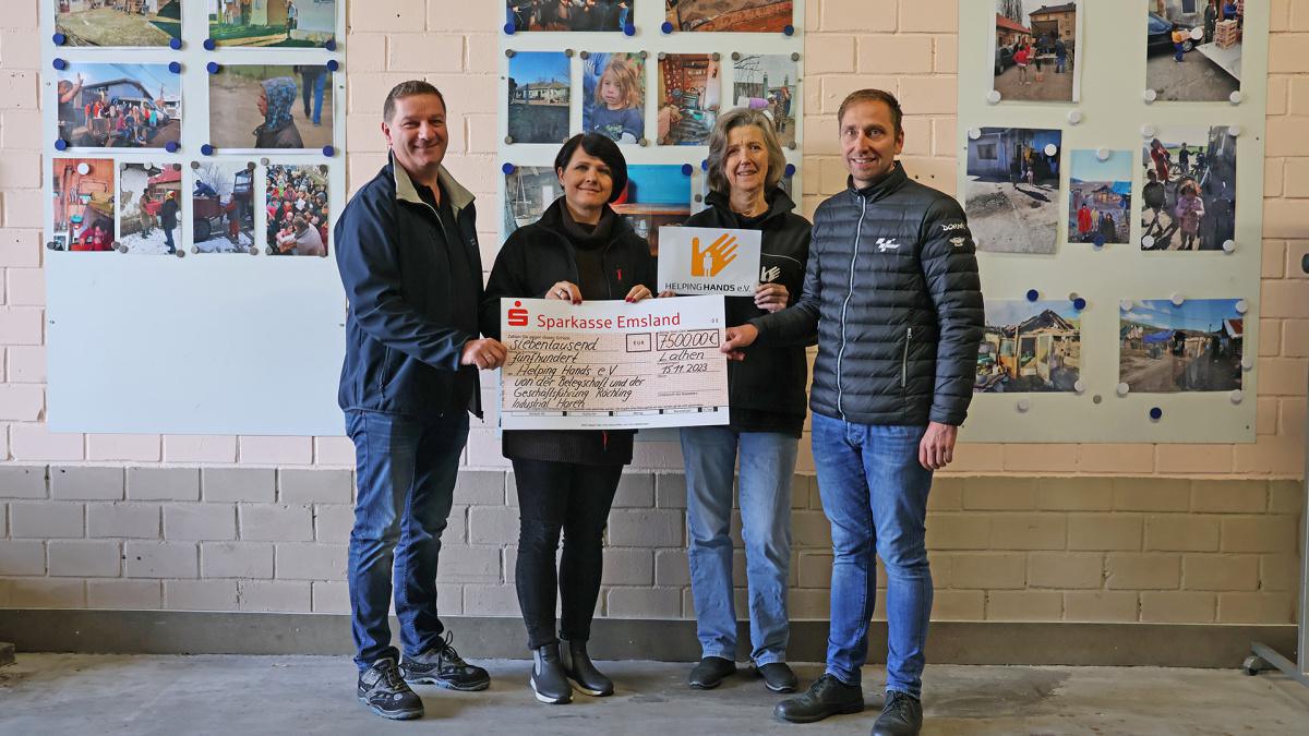 Röchling Industrial spendet 15.000 Euro Röchling Industrial spendet 15.000 Euro