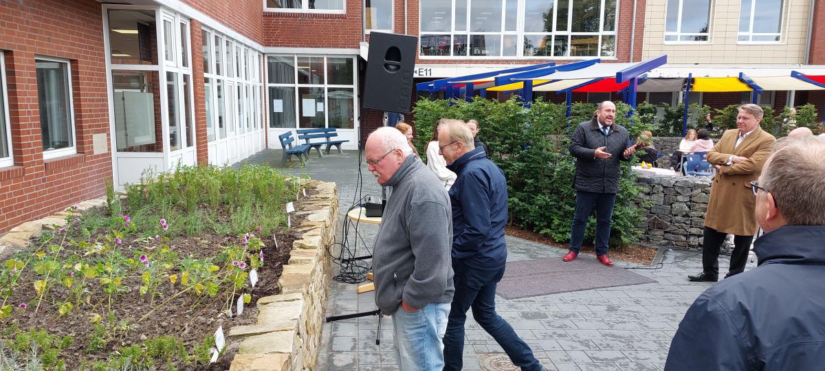 Eingeweiht: Schulhof am Harener Gymnasium komplett neu gestaltet