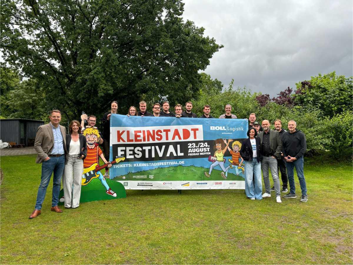 Meppen: Boll Logistik wird Hauptsponsorin des Kleinstadtfestivals 2024 Meppen: Boll Logistik wird Hauptsponsorin des Kleinstadtfestivals 2024