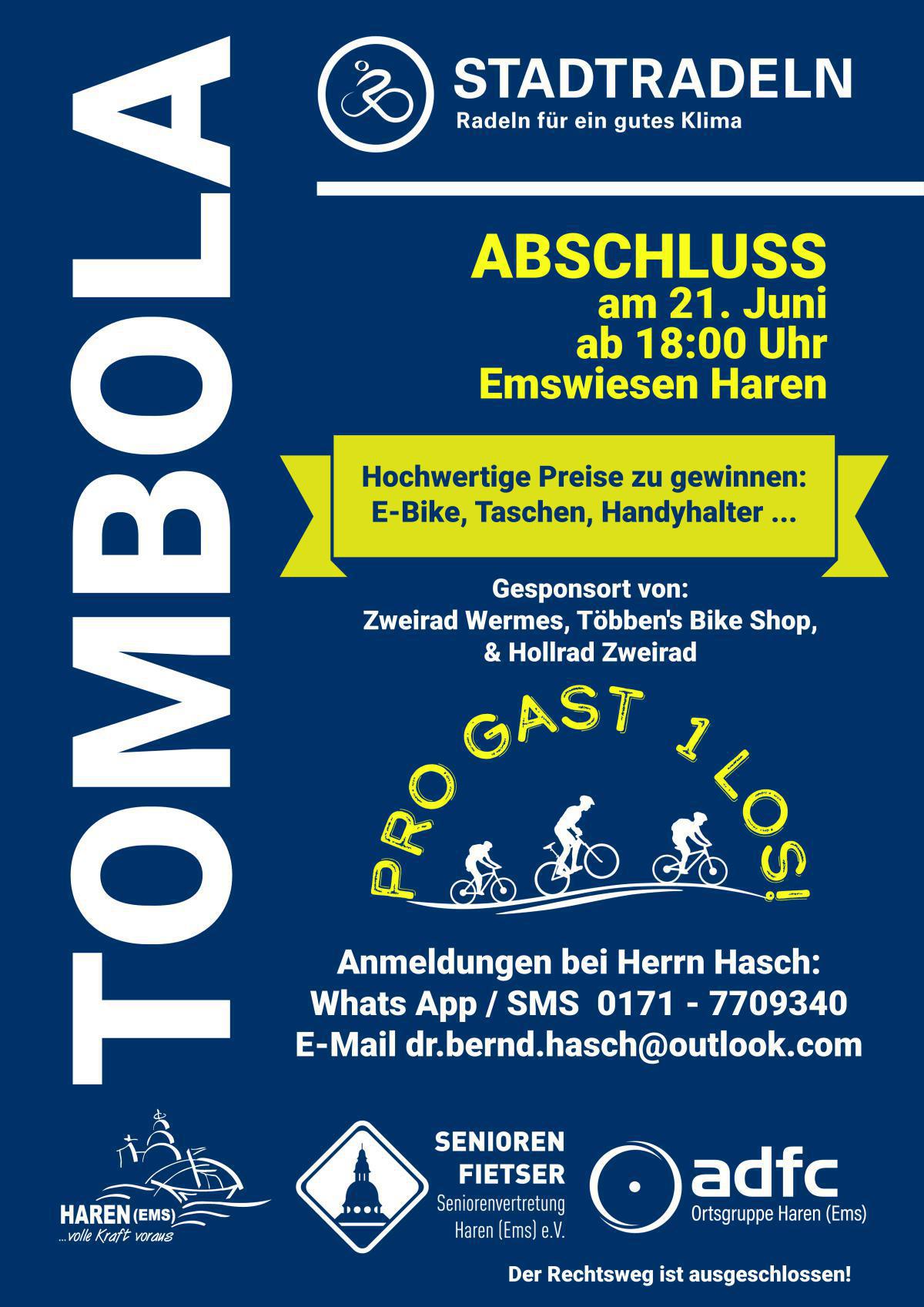 Abschluss des STADTRADELNs wird gefeiert! Abschluss des STADTRADELNs wird gefeiert!