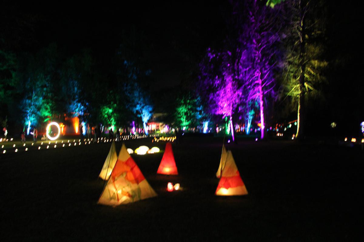 Lichterfest an der Koppelschleuse Lichterfest an der Koppelschleuse