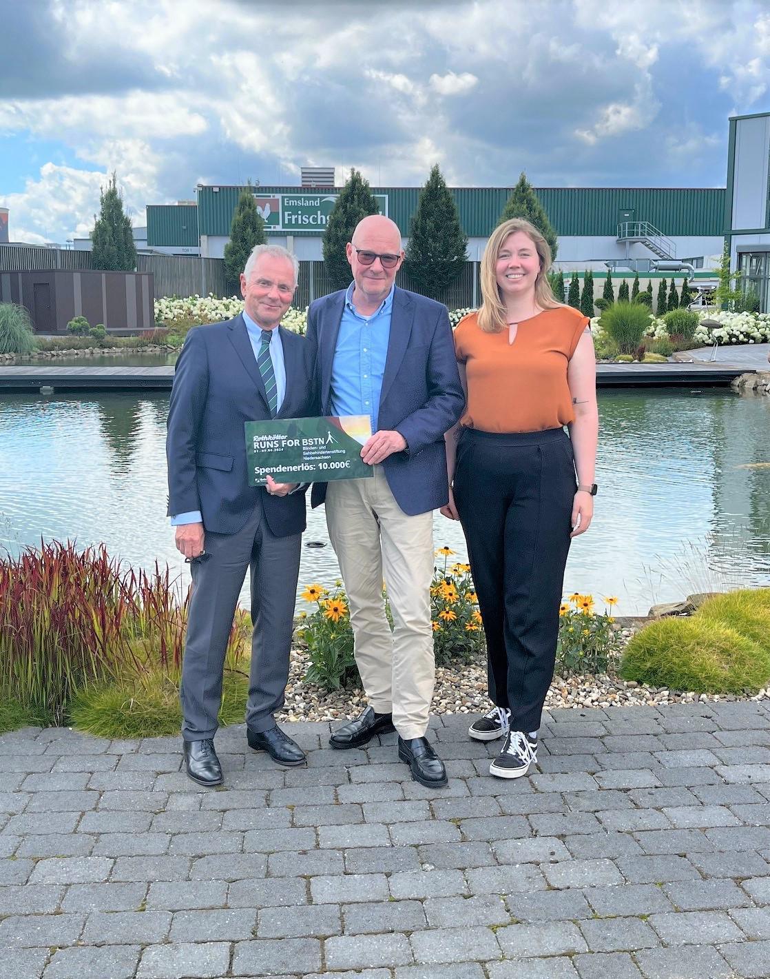 Blinden- und Sehbehindertenstiftung Niedersachsen wird mit 10.000€ unterstützt Blinden- und Sehbehindertenstiftung Niedersachsen wird mit 10.000€ unterstützt