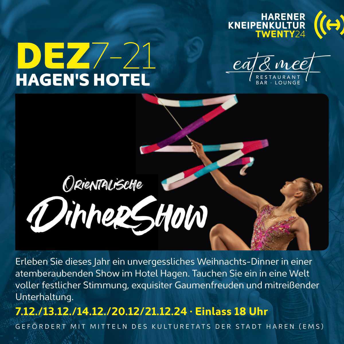 Harener Kneipenkultur: orientalische Dinnershow