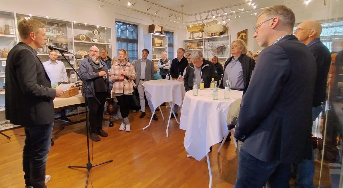 Kunstprojekt "Flucht" in der Arenbergischen Rentei in Meppen Kunstprojekt "Flucht" in der Arenbergischen Rentei in Meppen