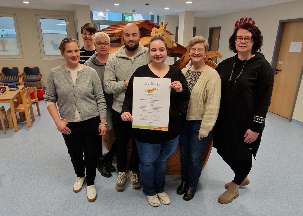 Sozialpädiatrisches Zentrum erfolgreich mit „wegweisend“ zertifiziert Sozialpädiatrisches Zentrum erfolgreich mit „wegweisend“ zertifiziert