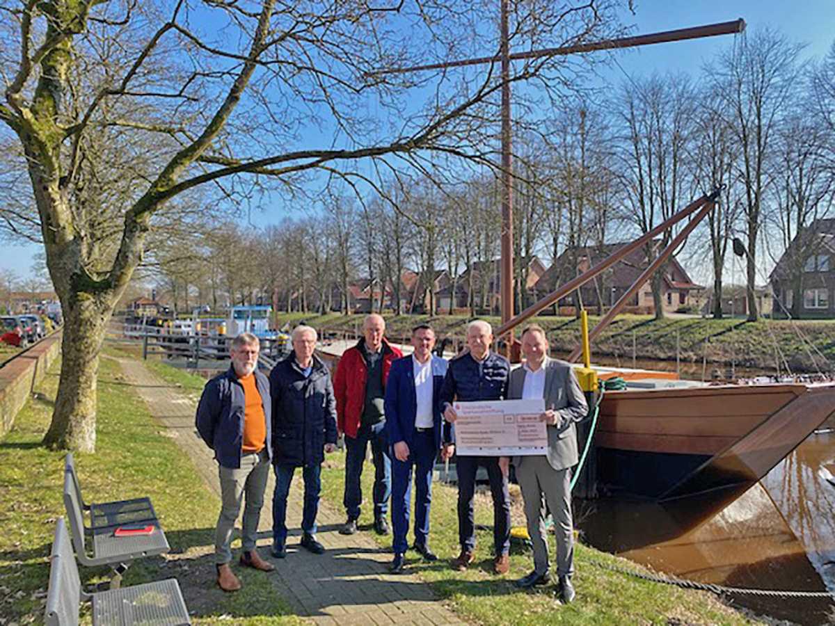 Emsländische Sparkassenstiftung unterstützt Restaurierung des Museumsschiffs Haren I Emsländische Sparkassenstiftung unterstützt Restaurierung des Museumsschiffs Haren I