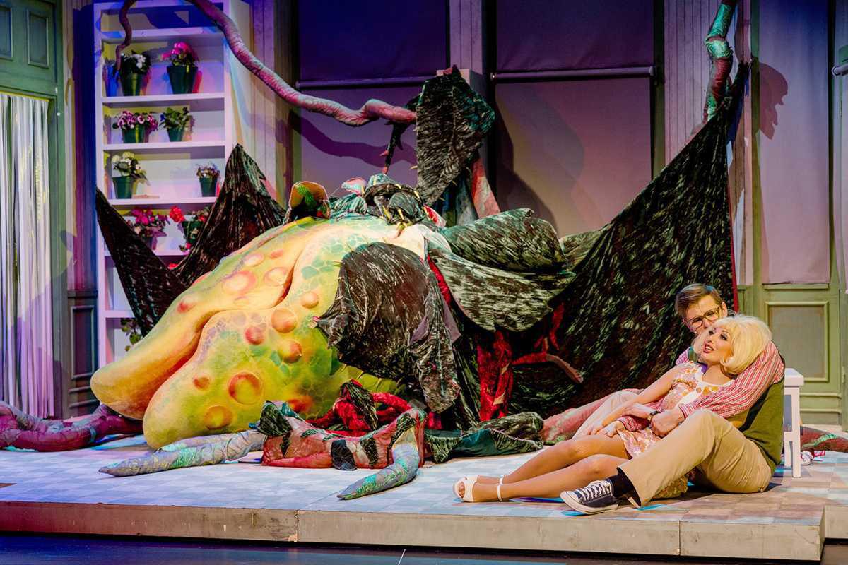 „Der kleine Horrorladen“ erstrahlt im Theater an der Wilhelmshöhe „Der kleine Horrorladen“ erstrahlt im Theater an der Wilhelmshöhe