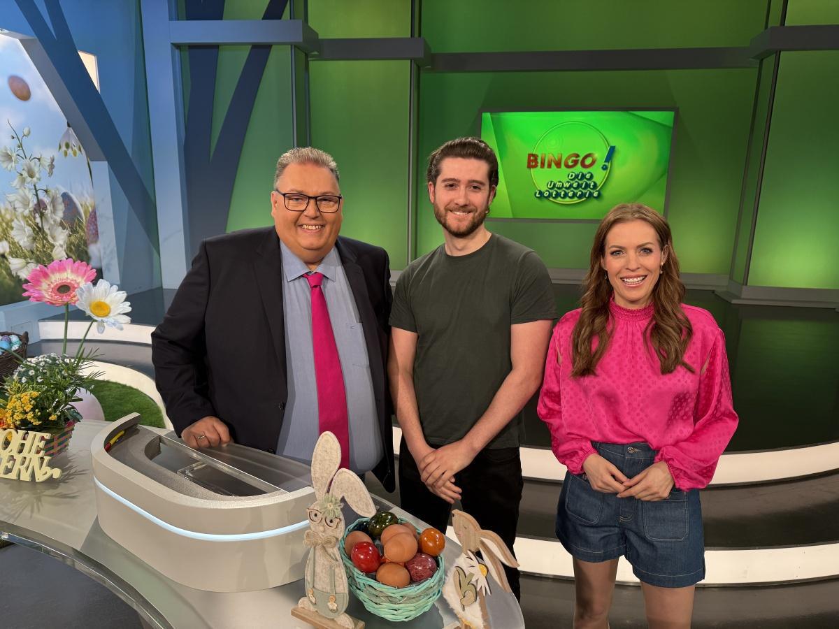 Vincent aus Haren/Ems erfüllt sich den Traum vom großen Gewinn in der TV-Show „BINGO!“ Vincent aus Haren/Ems erfüllt sich den Traum vom großen Gewinn in der TV-Show „BINGO!“