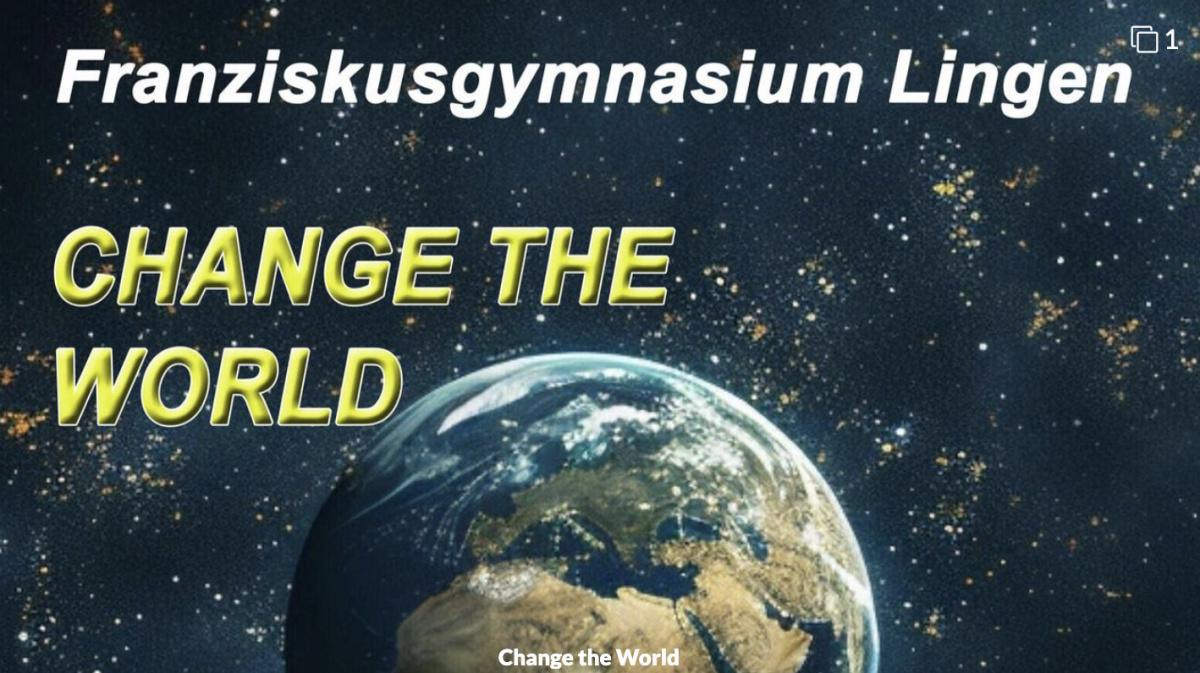 Change the world - die Macht der Worte Change the world - die Macht der Worte