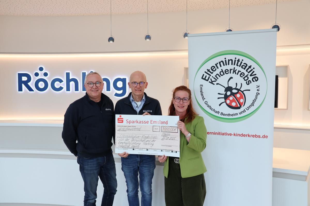 Röchling Industrial spendet 18.000 Euro für regionale Vereine