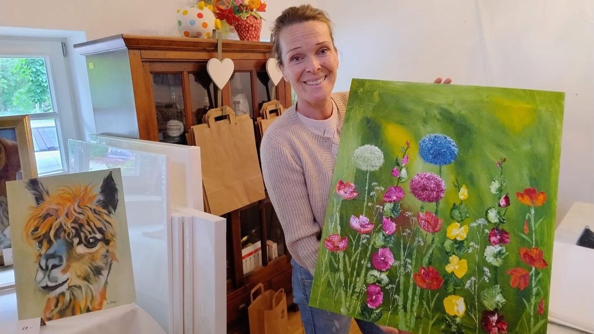 Zwei Künstlerinnen stellen in Schwefingen aus Zwei Künstlerinnen stellen in Schwefingen aus