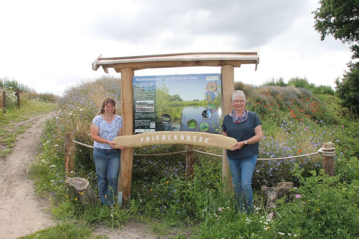 Neuer Biotop in Esterwegen erhält den Namen „Friedlandsee“