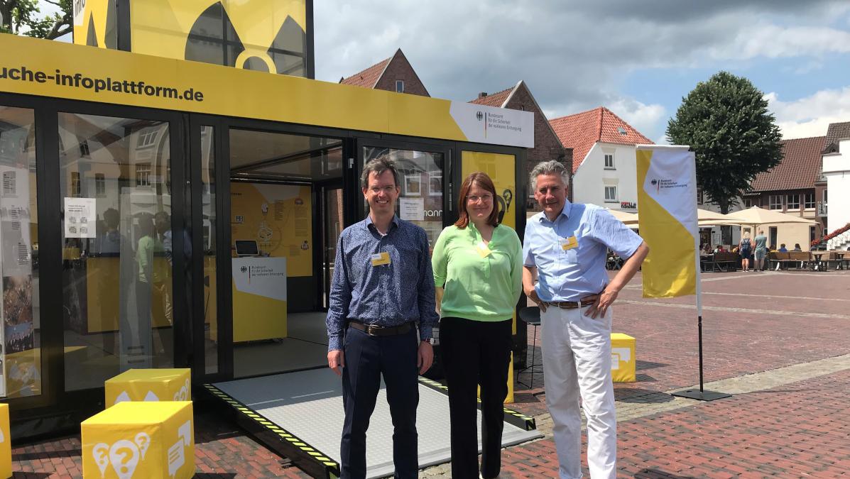 Info-Mobil zur Endlagersuche macht Station in Meppen