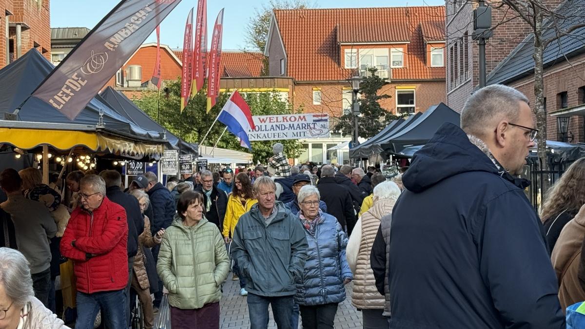 Heute: Hollandmarkt in Haren gut besucht