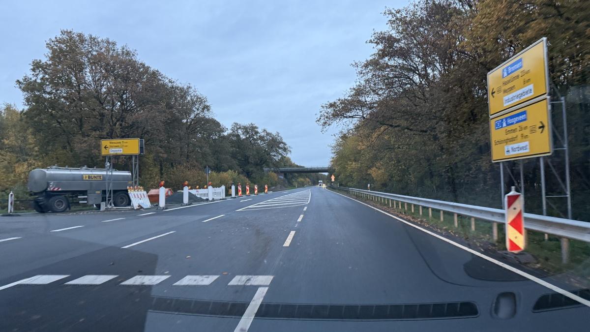 Nordumgehung Meppen: Wieder freie Fahrt auf der B402