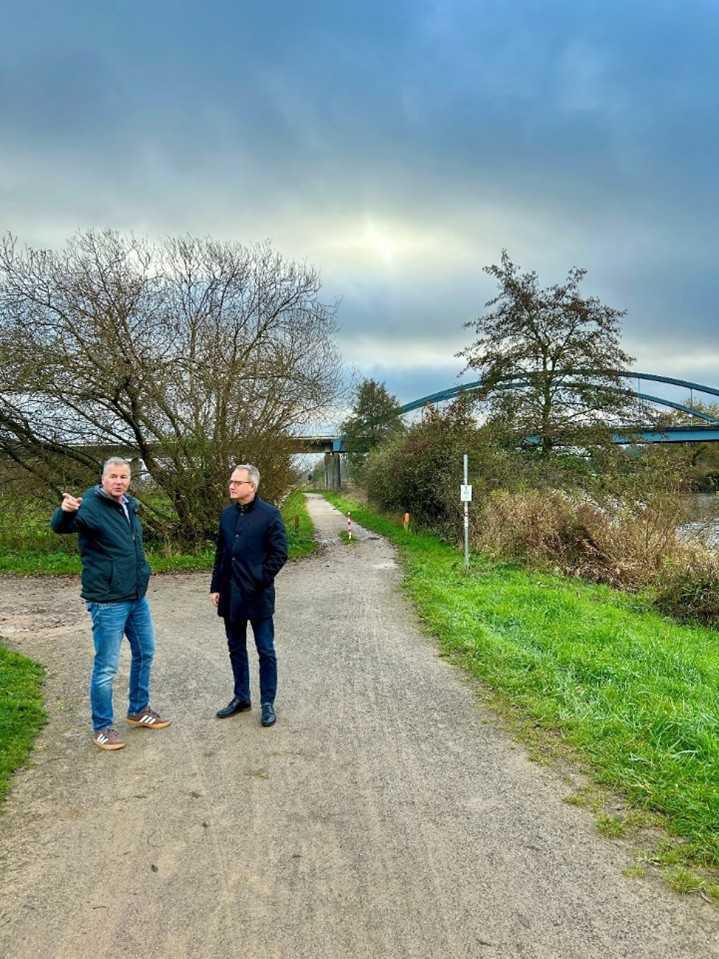 Stadt Haren baut Fuß- und Radweg am östlichen Emsufer aus