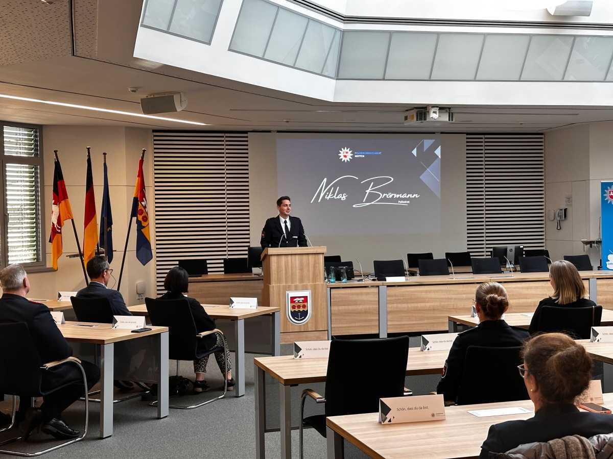 Neuer Chef bei der Polizei Meppen: Niklas Brörmann Neuer Chef bei der Polizei Meppen: Niklas Brörmann