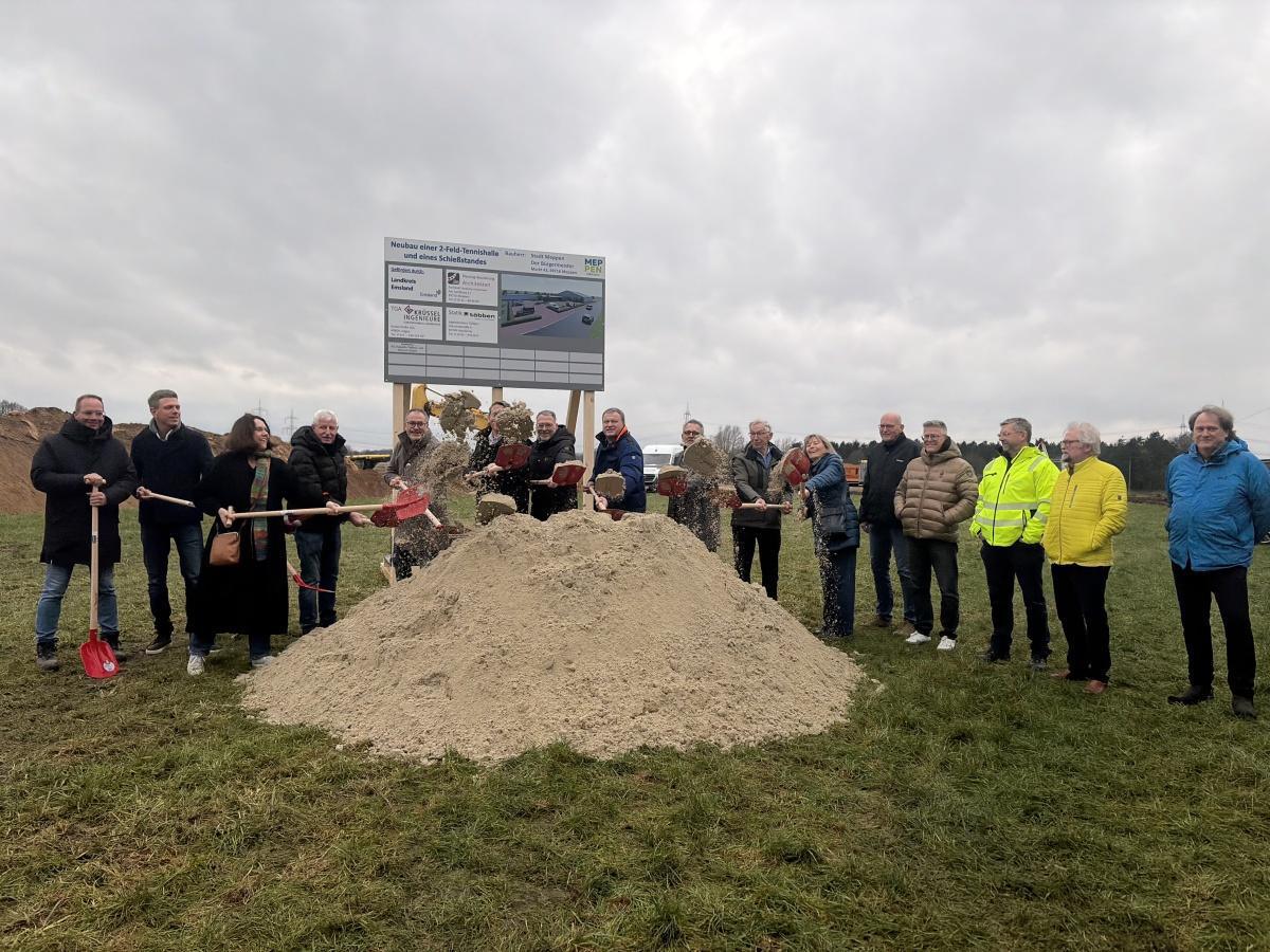 Meppen: Neue Tennishalle und Schießstand am Haupteschweg