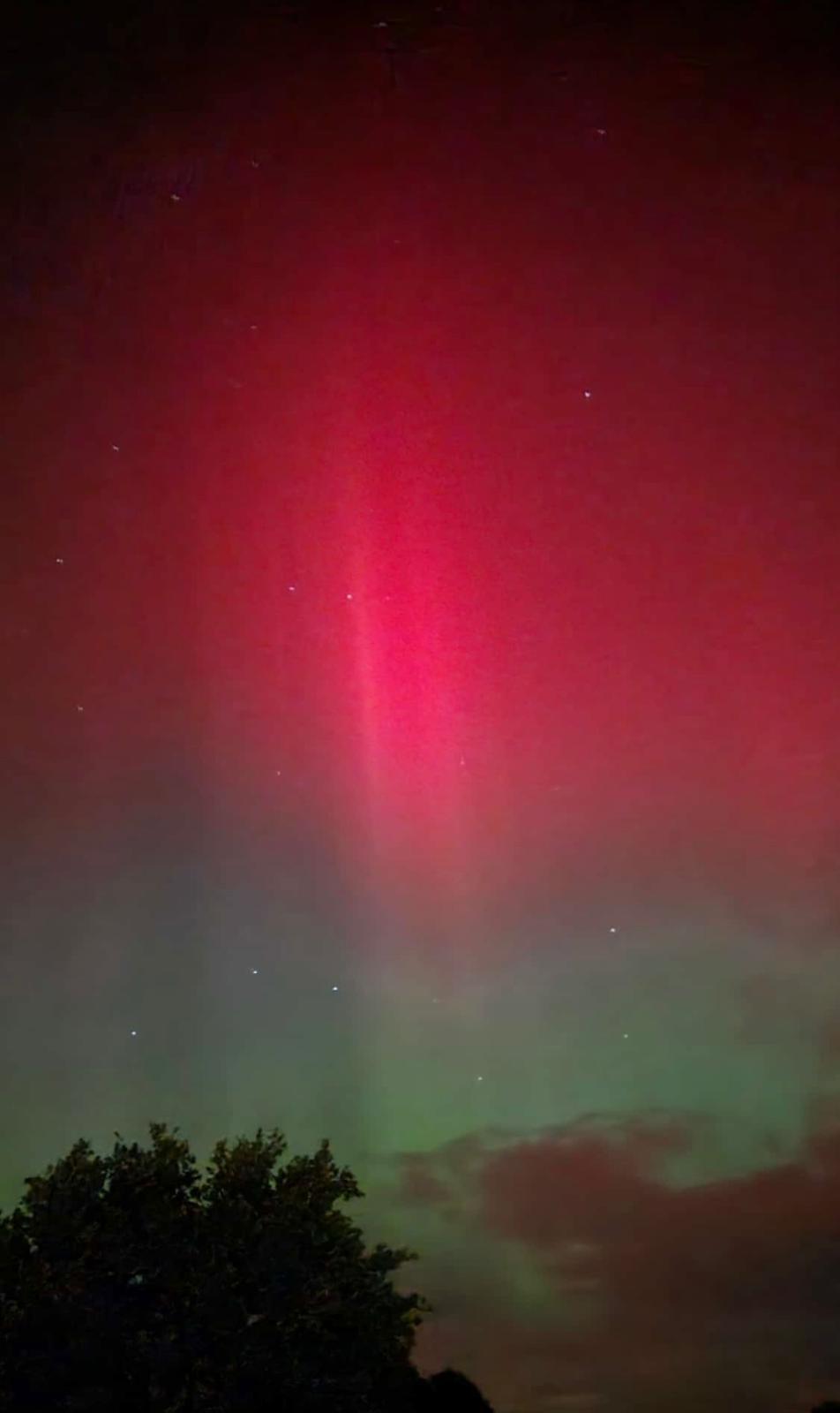 Polarlichter vor der Haustür